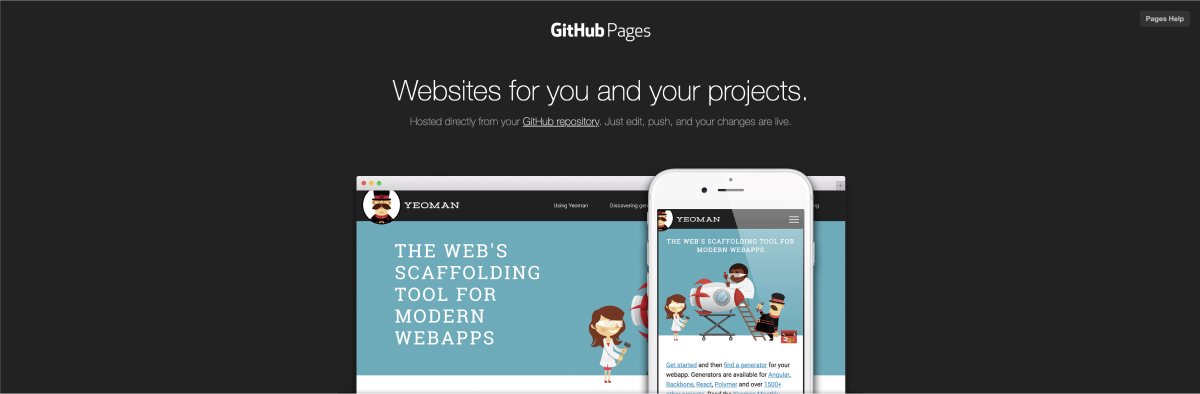 GitHub Pages website