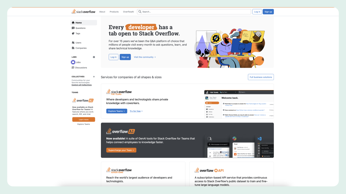 Stack Overflow website