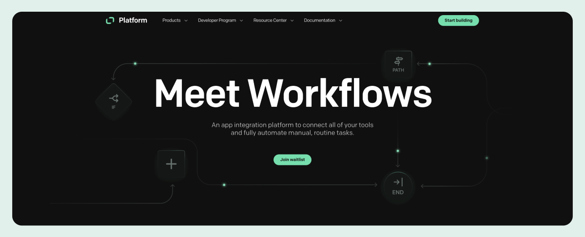 Workflows website